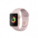 Apple Watch Series 3 GPS 38mm Gold Aluminum Case with Pink Sand Sport Band