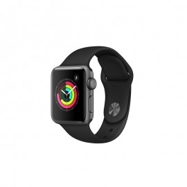 Apple Watch Series 3 GPS 38mm Space Gray Aluminum Case with Black Sport Band
